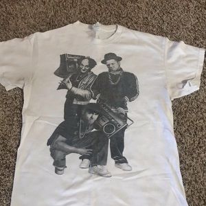 Vintage Threes Stooges as Run DMC T shirt